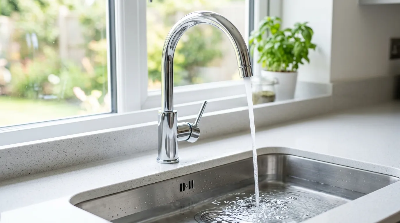Local Plumbing Master Pros same day plumber fixing a faucet in Hesston, KS
